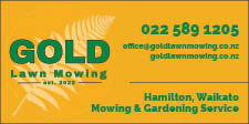 Gold Lawn Mowing